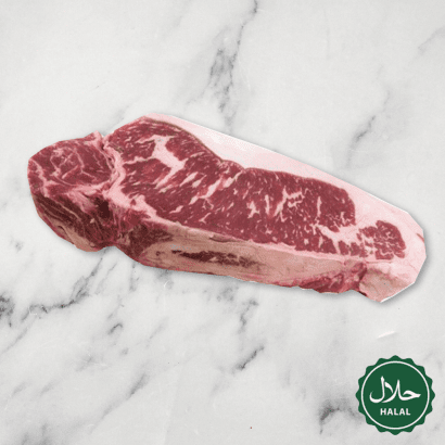 USDA Prime New York Strip Steak, Halal