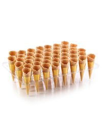 Neutral Mini Canape Cones, x 45