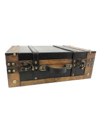 Antiqued Wooden Suitcase, Sml (Build-a-Hamper)