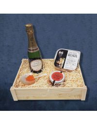 Salmon Caviar & Champagne Gift Set