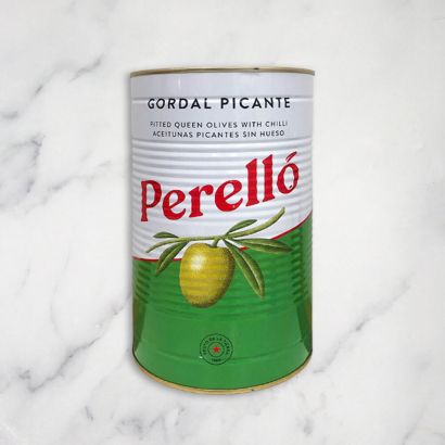 Perello Gordal Pitted Green Olives Picante, 2kg