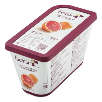 Pink Grapefruit Puree, Frozen, Boiron, 1kg