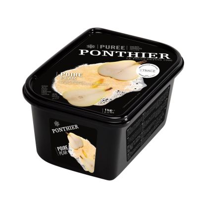 French Williams Pear Puree, Frozen, Ponthier, 1kg