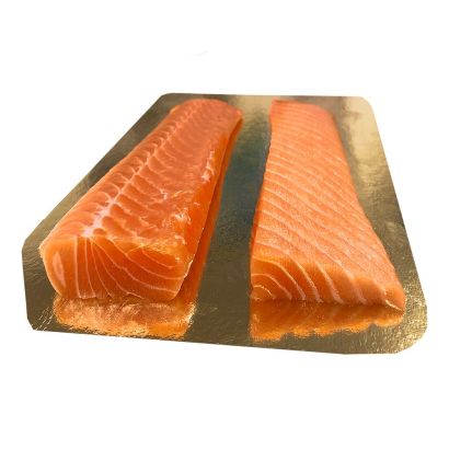 Handcut Salmon Sashimi Loin & Belly, Fresh +/-600g