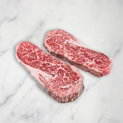 Wagyu Beef Sirloin Steak, Frozen, 2 x 250g, BMS 6-7