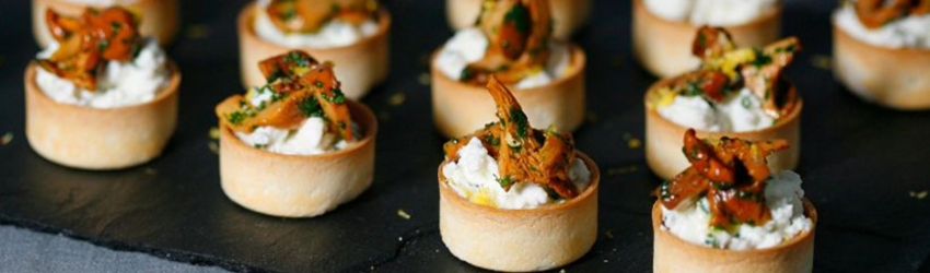 mushroom canapés