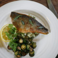 Pan-Fried Sea Bass