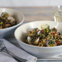 Fregola and Clams