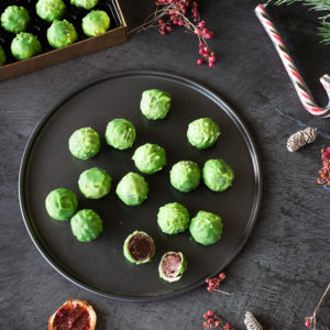 Chocolate Filled Brussel Sprouts